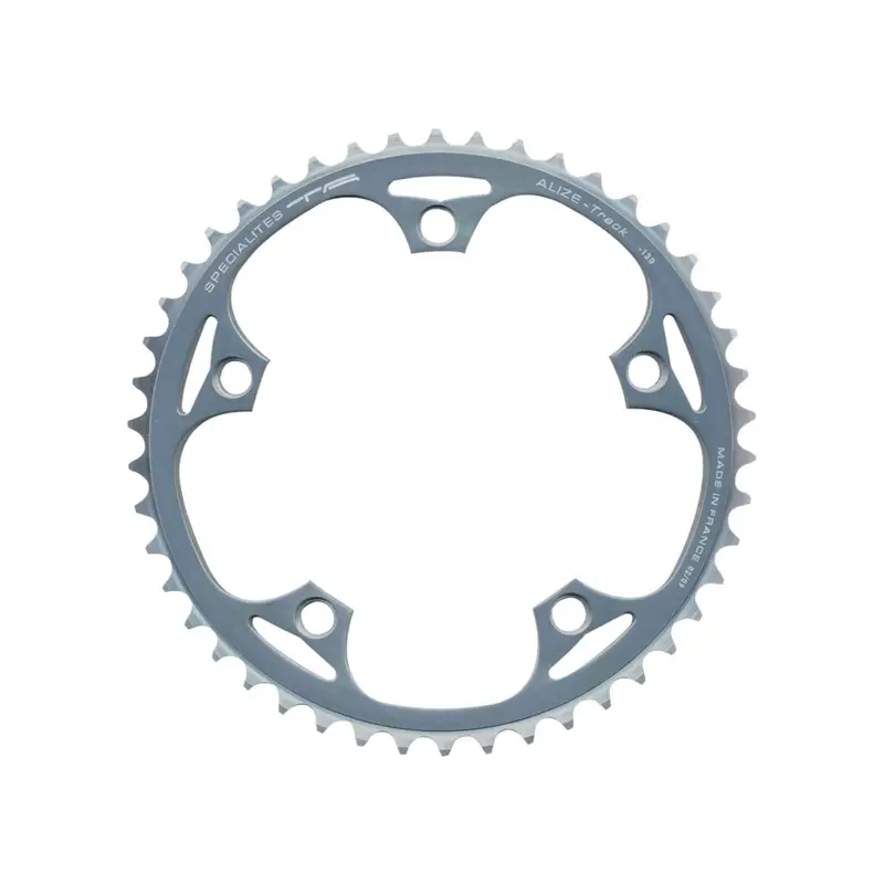 Balfes Bikes Specialites Ta Specialites TA Shimano Track Chainring 130pcd 44t 1/8 inch in Silver | Free postage over £30, £10 off first order, price match & 0% finance.