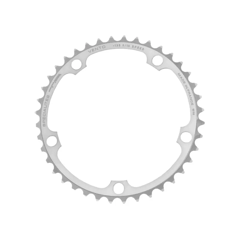 Balfes Bikes Specialites Ta Vento 135pcd 9/10X Campagnolo Inner Chainring 42t in Silver | Free postage over £30, £10 off first order, price match & 0% finance.
