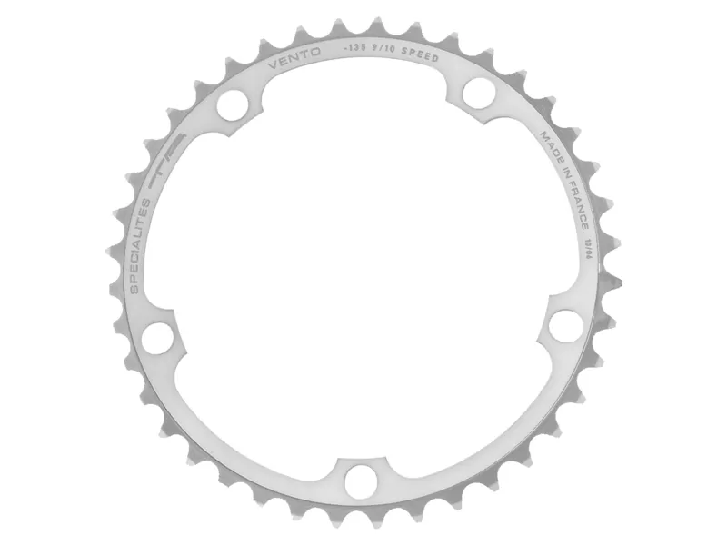 Specialites TA Vento 135pcd 9/10X Campagnolo Middle Chainring 39t in Silver