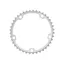 Specialites TA Vento 135pcd 9/10X Campagnolo Middle Chainring 40t in Silver