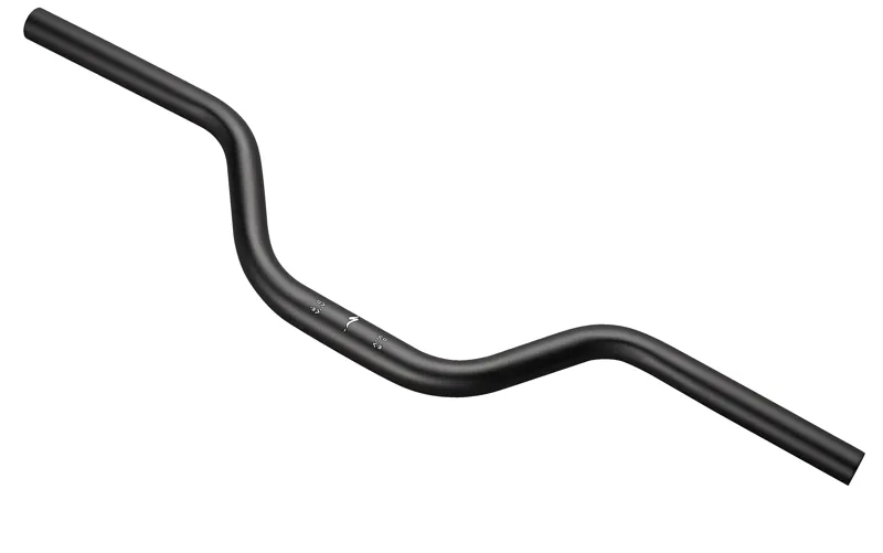 Specialized BAR KIDS MINI-RISE HANDLEBAR 25.4MM 600MM WIDTH ALLOY 80MM RISE / 5-DEG BACKSWEEP 22.2MM DIAMETER AT GRIP MOUNT in Black