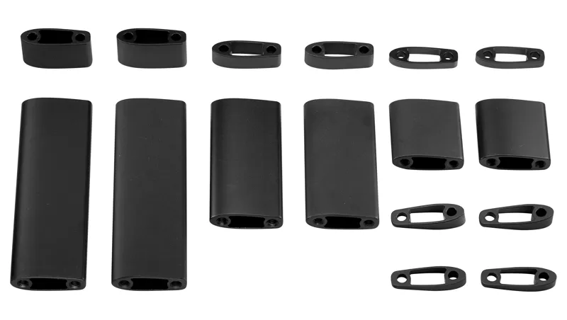 Specialized BAR SUB SHIV TT DISC AEROBAR STACK HEIGHT SPACER KIT W/ 6-DEG and 10-DEG WEDGES 5/10/20/40/80/120MM in Black