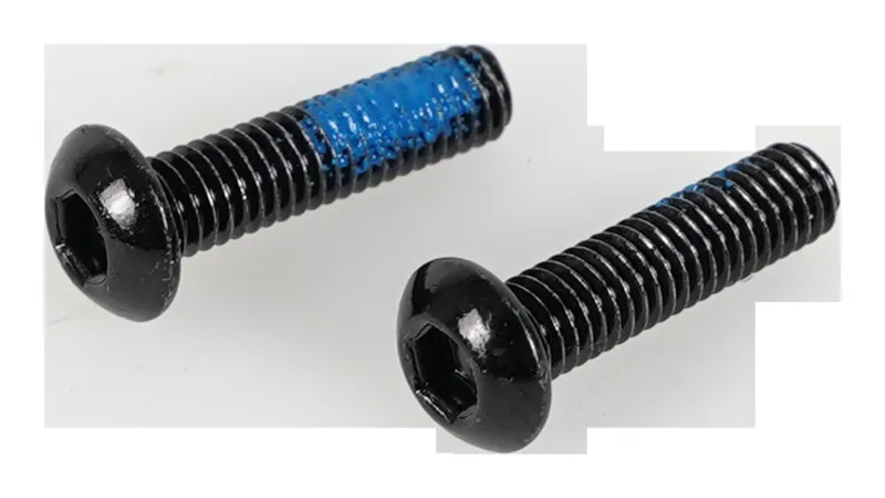 Specialized BLT RAPIDE HANDLEBAR CABLE TRANSITION BOLTS 2MM HEX HEAD M3X0.5PX12MM STEEL BLACK 2 PCS. in Black