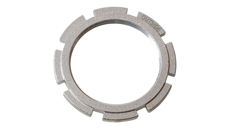 Specialized CRK SUB S-WORKS CARBON CRANK SPIDER LOCKRING ALLOY USE WITH S135300018 in Silver