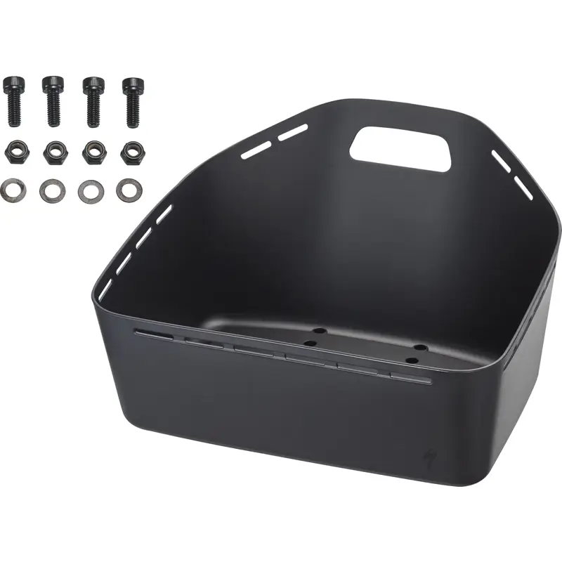 Balfes Bikes Specialized CRR MY21 COMO SL BASKET WITH HARDWARE KIT in Black | Free postage over £30, £10 off first order, price match & 0% finance.
