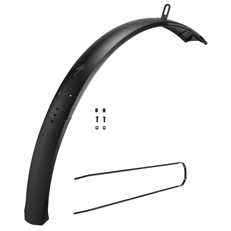 Balfes Bikes Specialized FND MY21 COMO SL FRONT FENDER 650B ALLOY 65MM WIDTH W/ HARDWARE in Black | Free postage over £30, £10 off first order, price match & 0% finance.