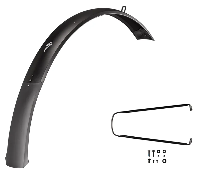 Specialized FND MY22 TERO FRONT FENDER 29in ALLOY 65MM WIDTH W/ HARDWARE in Black