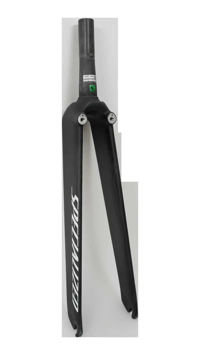 Specialized FRK MY18-19 SHIV TT 700C QR CARBON 9X100MM RIM BRAKE 25.4MM STEERER S/M/L - SATIN CARBON/WHITE in Satin Carbon/Gloss White