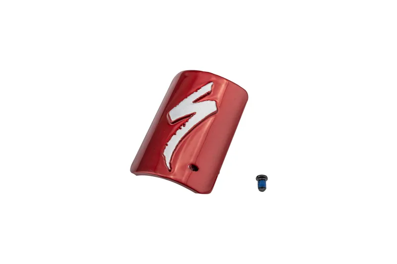 Specialized FRM VADO/COMO GEN.2 HEADTUBE COVER - RED TINT / SILVER REFLECTIVE in Red Tint/Silver Reflective