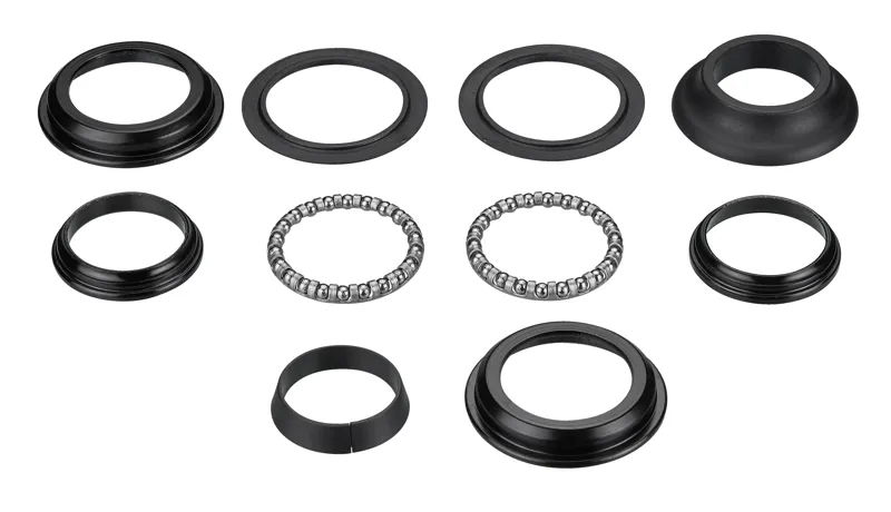 Specialized HDS COMPLETE ZS44 TOP and BOTTOM CUPS 5/32in LOOSE BALL UPPER and LOWER BRGS 50MM CONE TOP COVER and CROWN RACE FOR 1-1/8in STRAIGHT STEERER