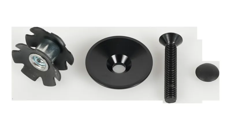 Specialized HDS SUB TOP CAP FOR 1-1/8in STEER  ALLOY BLACK W/ STEEL BOLT and STAR NUT in Black