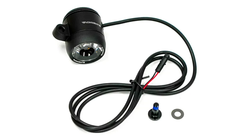 Specialized LGT FRONT SUPERNOVA V521s 205 LUMNES / 6V STEM MOUNTED W/ 1100MM BROSE LIGTH WIRE in Black