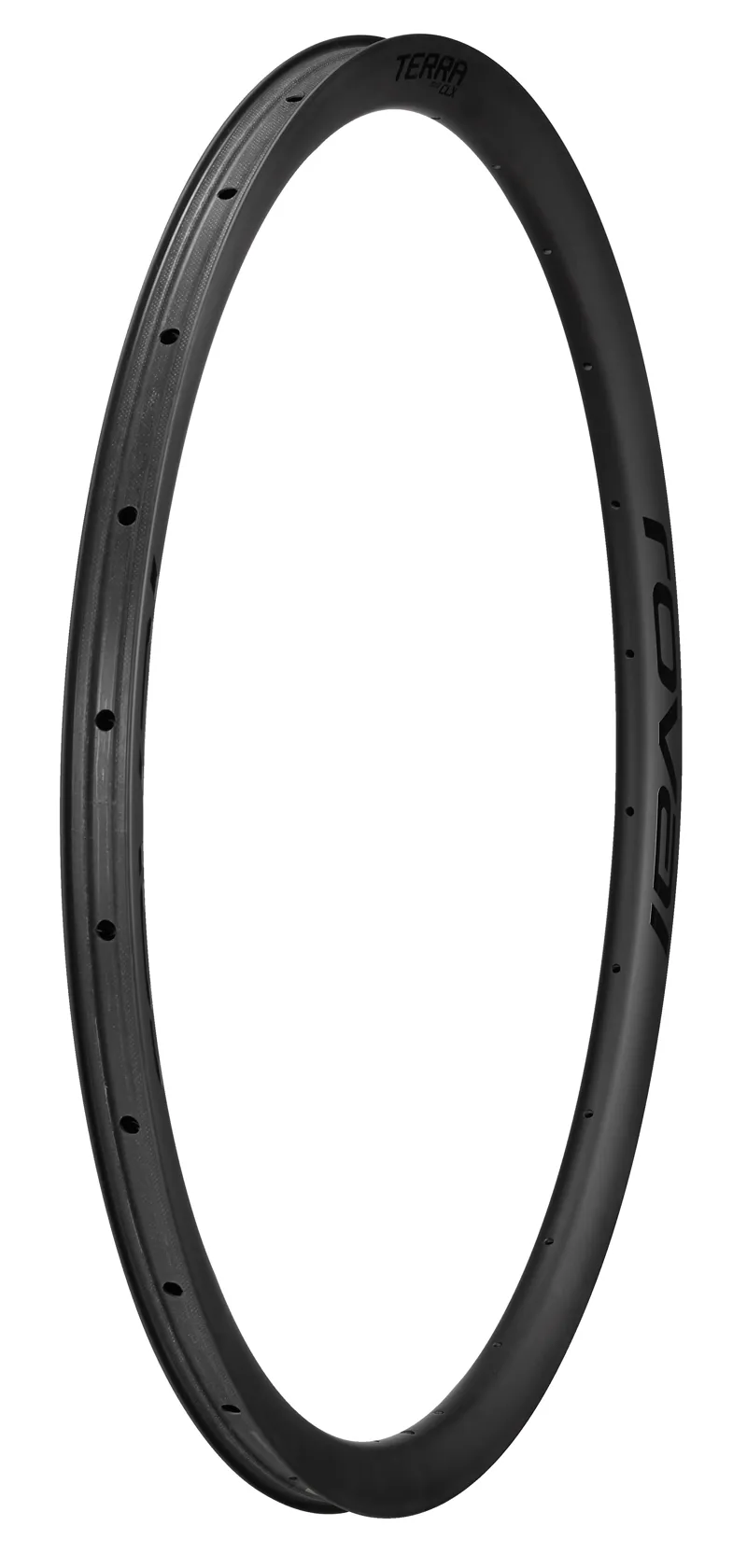 Specialized RIM MY20 TERRA CLX 700C REAR CARBON 24H DISC 25MM INTERNAL WC029-1 - SATIN CARBON W/ BLACK DCL in Satin Carbon/Black