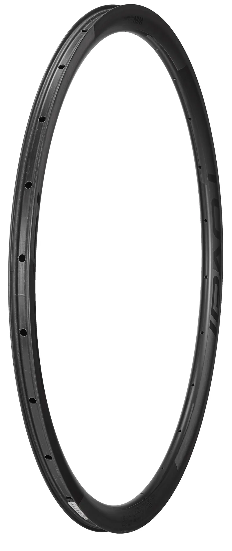 Specialized RIM MY21 ALPINIST CL 700C FRONT CARBON 24H DISC 21MM INTERNAL NON-TUBELESS COMPATIBLE CR1870 - SATIN CARBON W/ BLACK DCL in Satin Carbon/Black