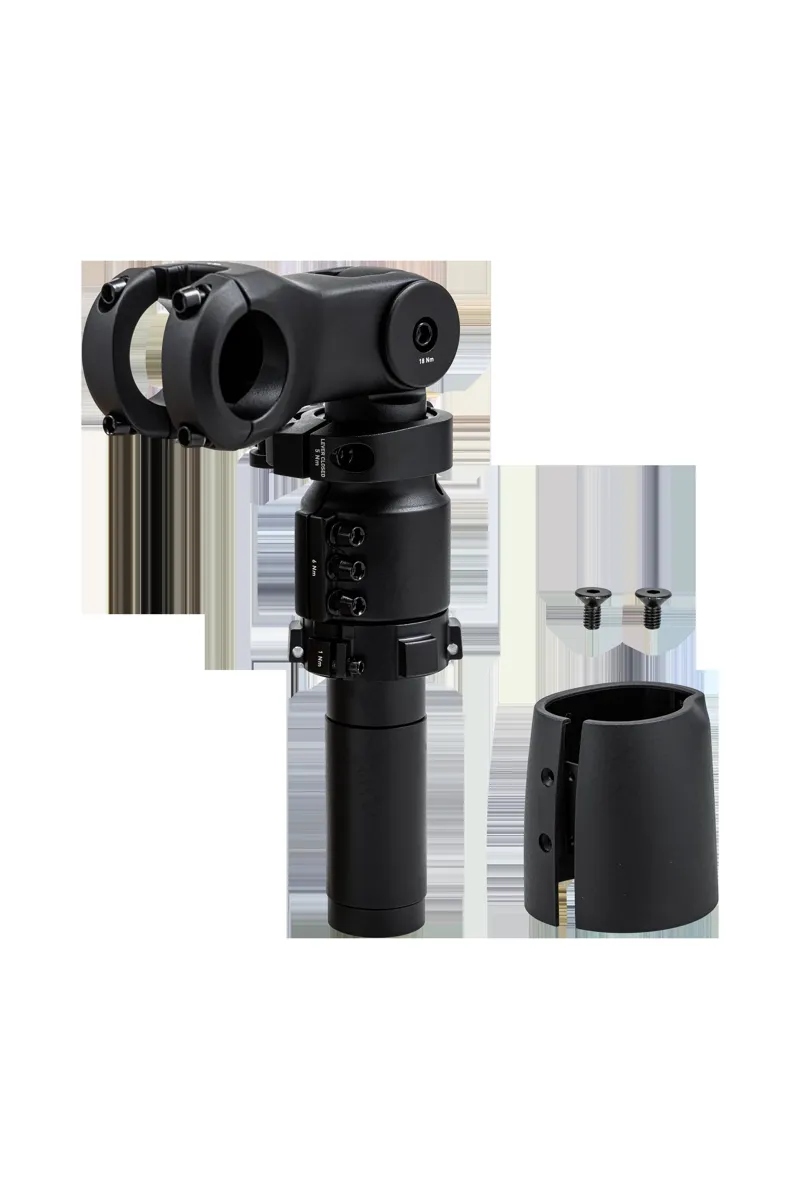 Specialized STM MY24 PORTO CUSTOM QUILL STEM 77MM LENGTH 31.8MM BAR CLAMP ADJUSTABLE ANGLE AND HEIGHT in Black