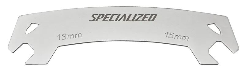 Specialized TOL 13-15MM HEX OPEN WRENCH WITH SPECIALIZED LOGO in Silver