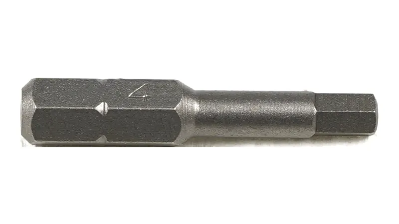 Specialized TOL LONG 4MM BIT FOR FUTURE SHOCK COLLAR BOLT 1/4in HEX BIT in Silver