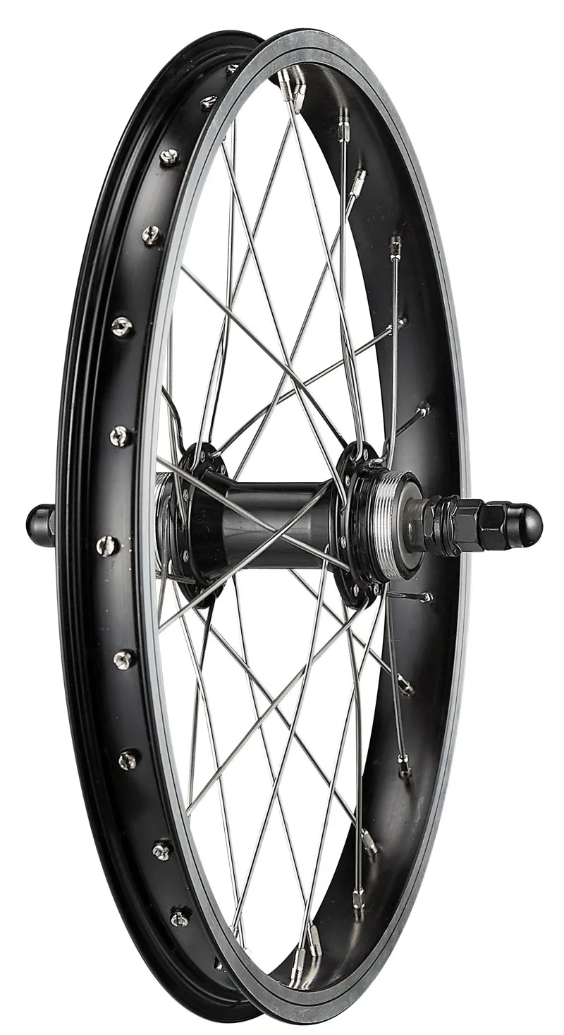 Specialized WHL KIDS 16in REAR ALLOY BOLT-ON 10X110MM  RIM BRAKE 28H SINGLE SPEED in Black