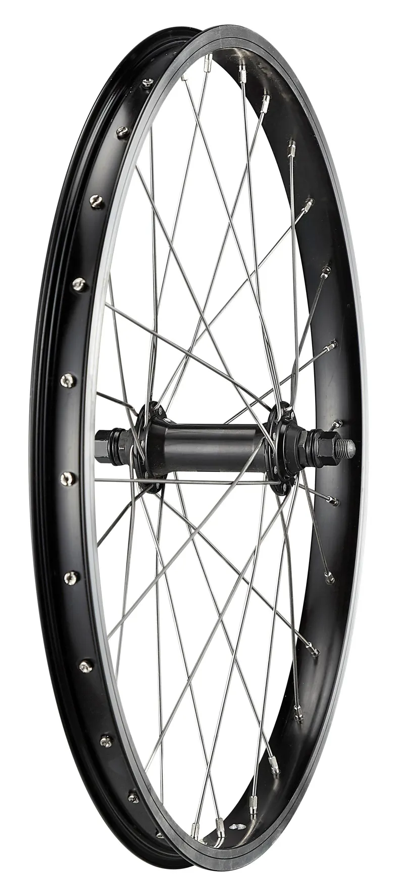 Specialized WHL KIDS 20in FRONT ALLOY BOLT-ON 10X100MM RIM BRAKE 28H in Black