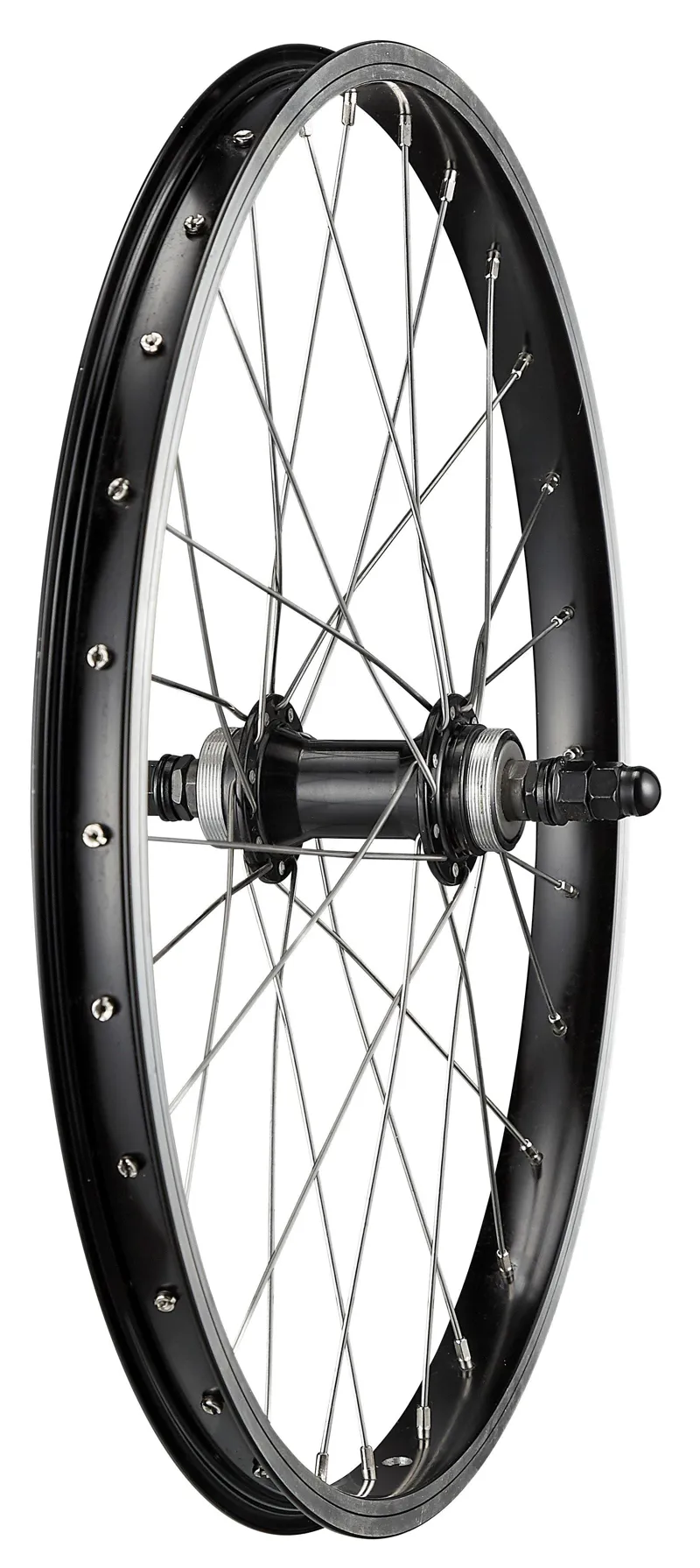 Specialized WHL KIDS 20in REAR ALLOY BOLT-ON 10X110MM RIM BRAKE 28H SINGLE SPEED in Black