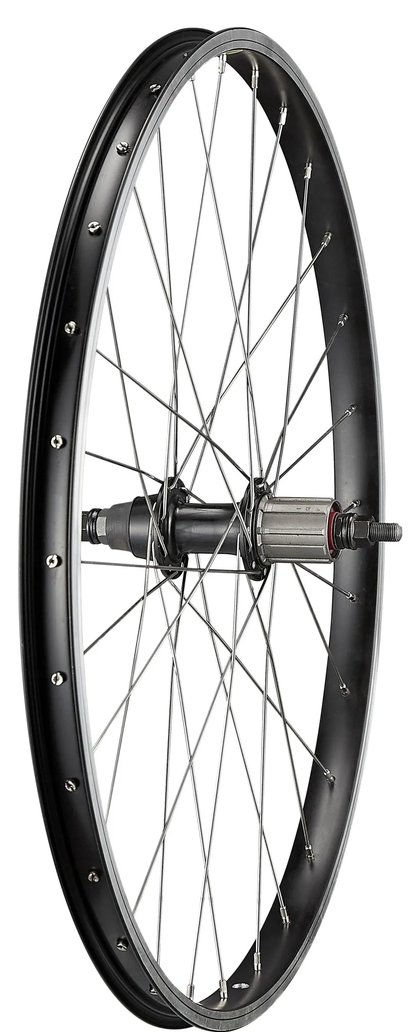 Specialized WHL KIDS 24in REAR ALLOY BOLT-ON 10X135MM RIM BRAKE 28H SHIMANO 8/9/10-SPD FHB in Black