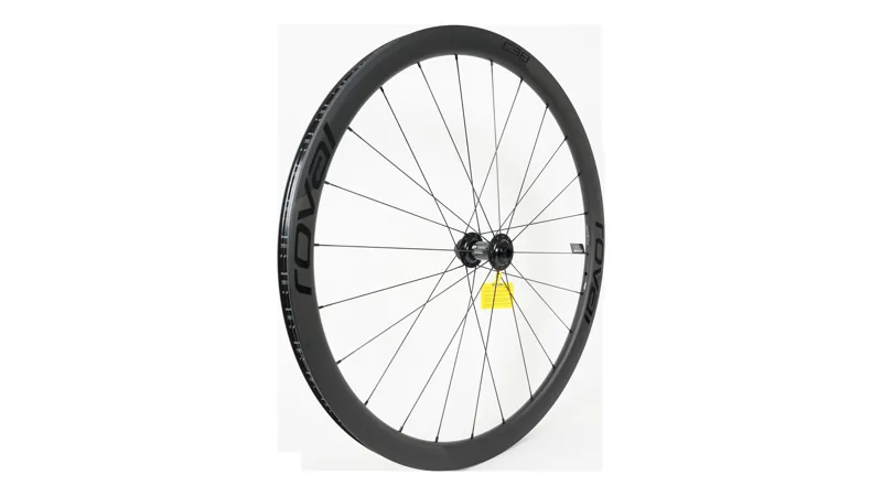 Specialized WHL MY19 C38 700C FRONT CARBON TA 12X100MM DISC CENTERLOCK 24H - SATIN CARBON W/ BLACK DCL in Satin Carbon/Black