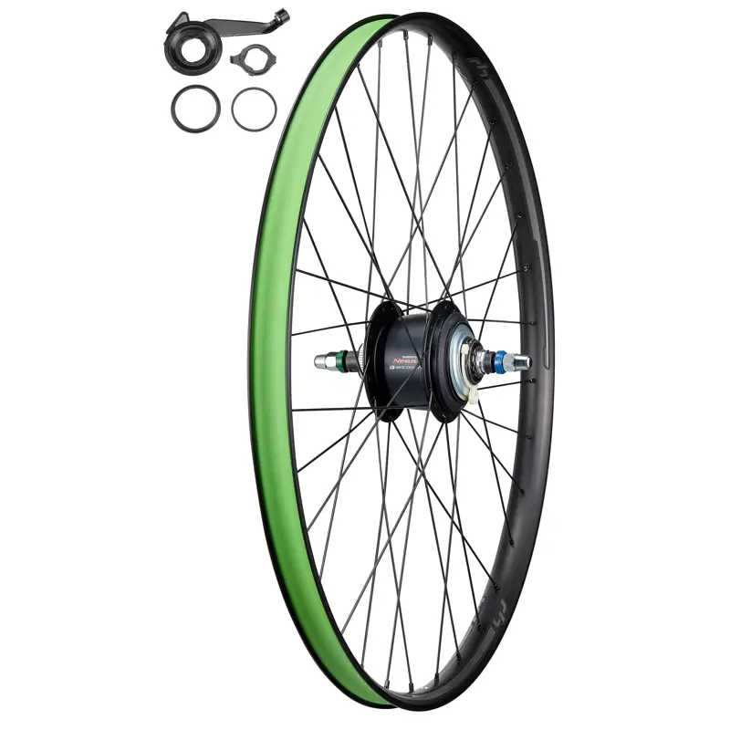 Balfes Bikes Specialized WHL TURBO 650B REAR ALLOY IGH BOLT-ON 10X135MM DISC CENTERLOCK 32H SHIMANO 5-SPD. NEXUS HUB - BLACK W/ TURBO DCL in Black | Free postage over £30, £10 off first order, price match & 0% finance.