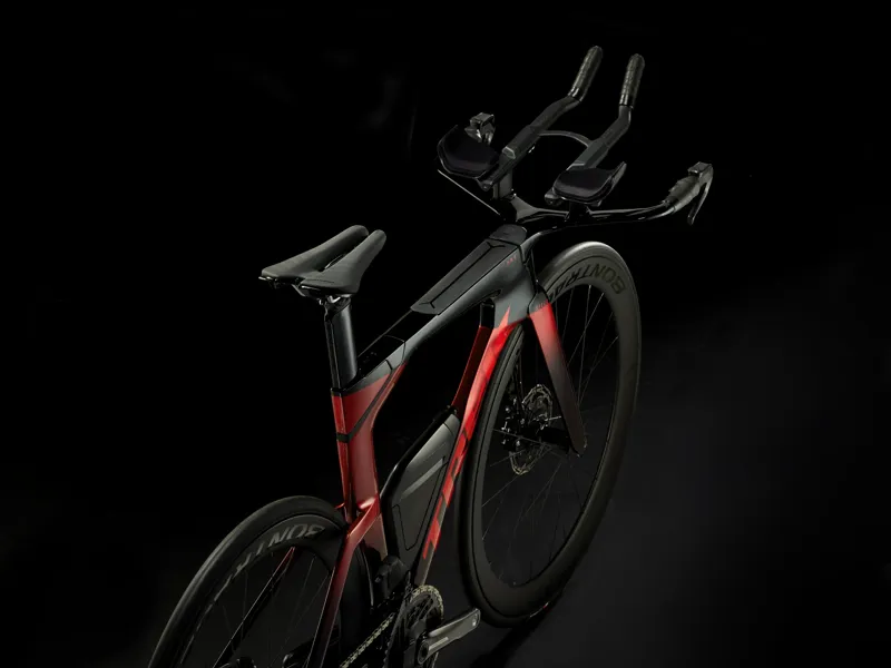 Trek Speed Concept SLR 7 AXS Time Trial/Triathlon Road Bike 2025 in Carbon Red Smoke-2