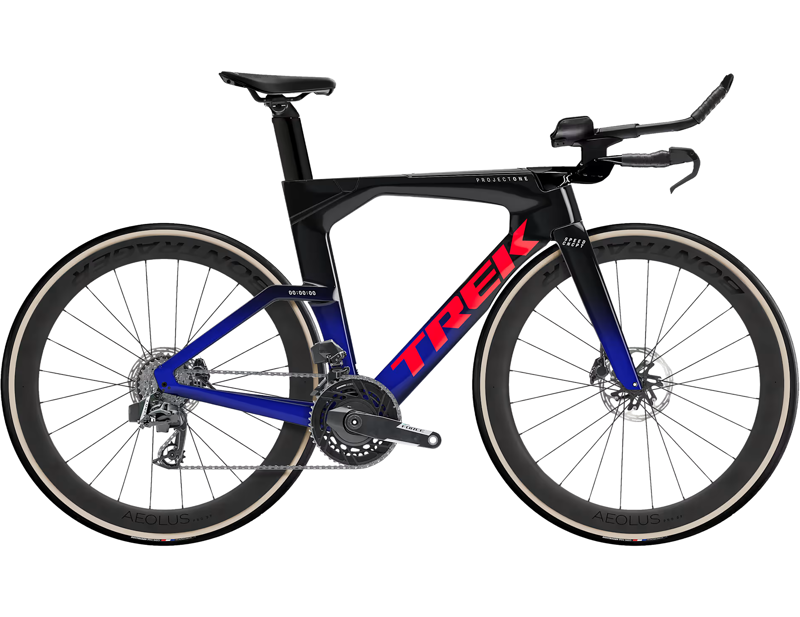 Trek Speed Concept SLR 7 AXS Time Trial/Triathlon Bike 2026 in Trek Black to Hex Blue Fade