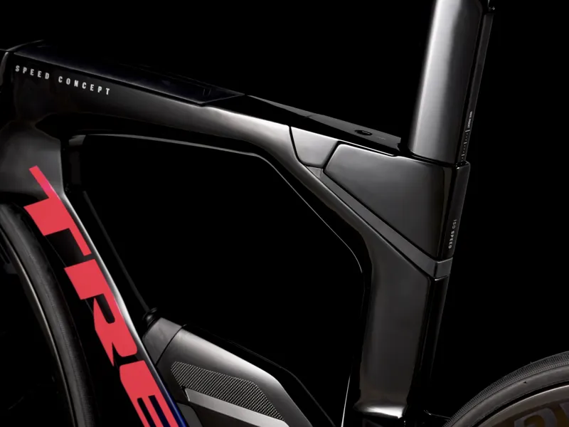 Trek Speed Concept SLR 9 eTap Time Trial/Triathlon Bike 2024 in Hex Blue/Trek Black-3