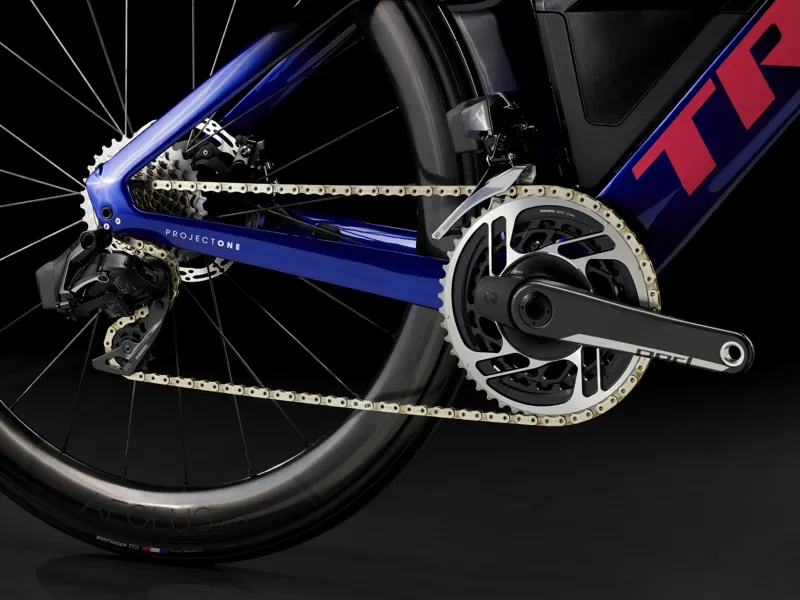 Trek Speed Concept SLR 9 eTap Time Trial/Triathlon Bike 2024 in Hex Blue/Trek Black-7