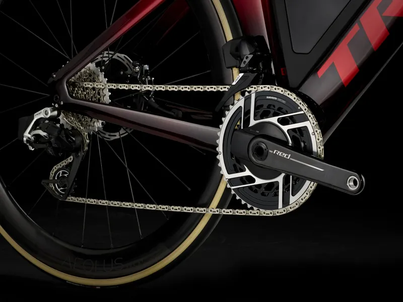 Trek Speed Concept SLR 9 AXS Time Trial/Triathlon Bike 2026 in Carbon Red/Smoke-5