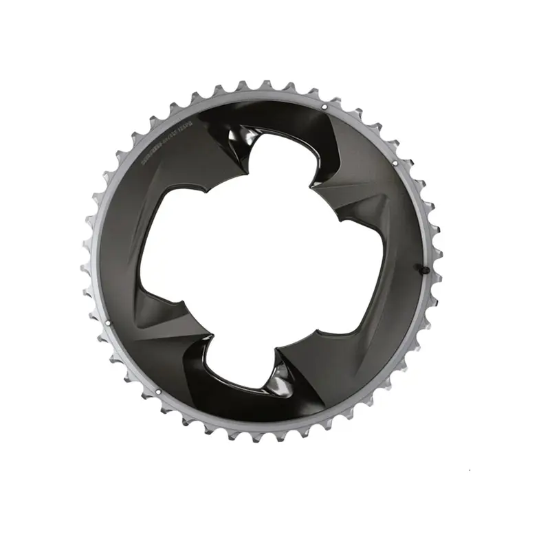 Balfes Bikes Sram SRAM Force Road Chainring 107bcd 2x12 With Cover Plate 46T in Polar Grey | Free postage over £30, £10 off first order, price match & 0% finance.