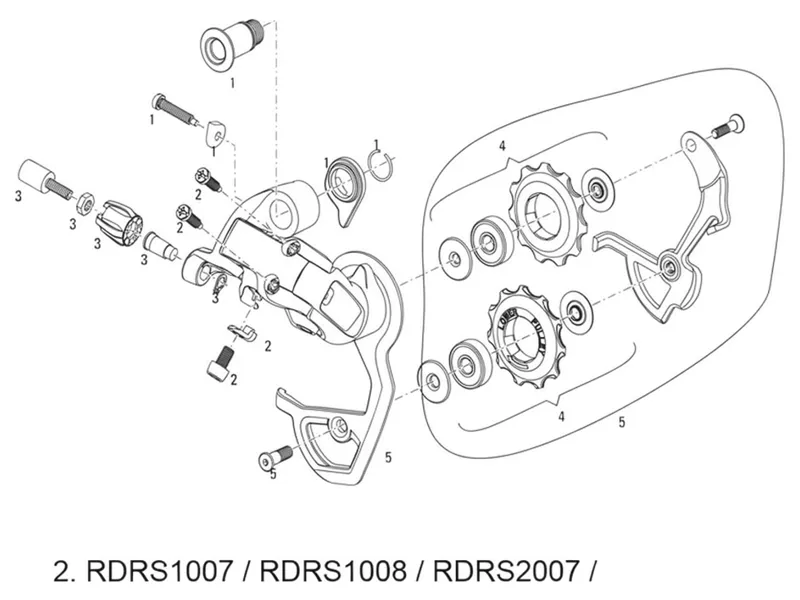 Sram Rival Rear Derailleur Cable Anchor/Limit Screw
