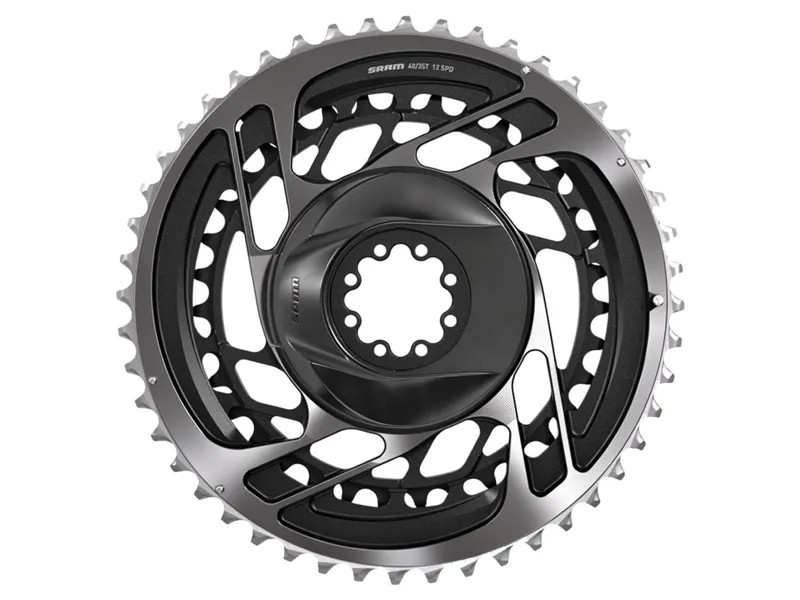 SRAM Road DM Kit Non-Power Red Chain Ring 48-35T in Polar Grey
