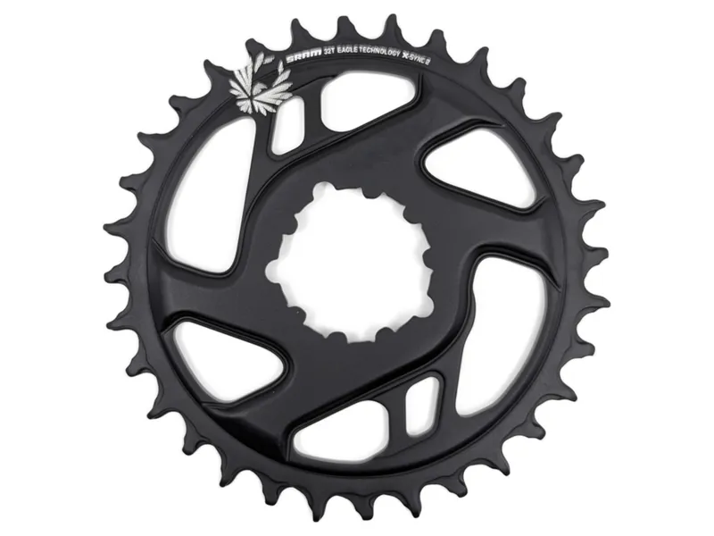 Sram X-Sync 2 Direct Mount 3mm Offset Boost Cold Forged Aluminium Chainring 34T in Black-1