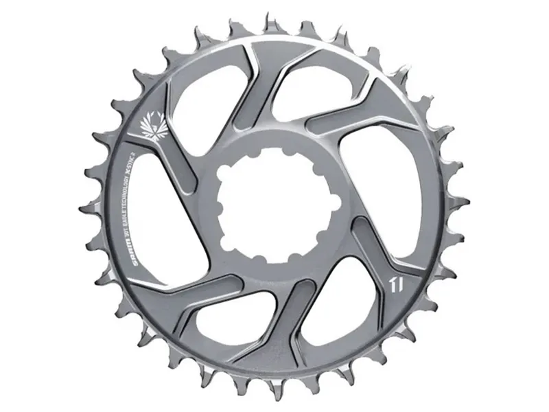 Balfes Bikes Sram X-Sync 2 Direct Mount 6mm Offset Eagle Chain Ring 34t in Polar Grey | Free postage over £30, £10 off first order, price match & 0% finance.