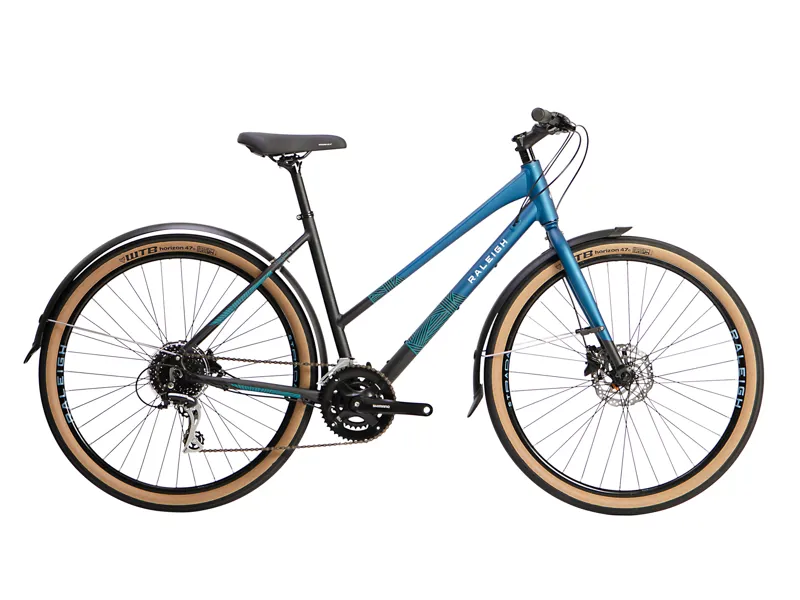 Raleigh Strada City Womens Hybrid Bike 2024 in Blue