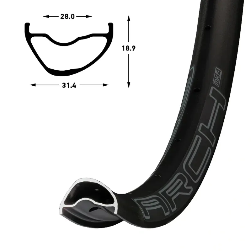 Stans Arch MK4 Rim 29 inch 32H in Black-1