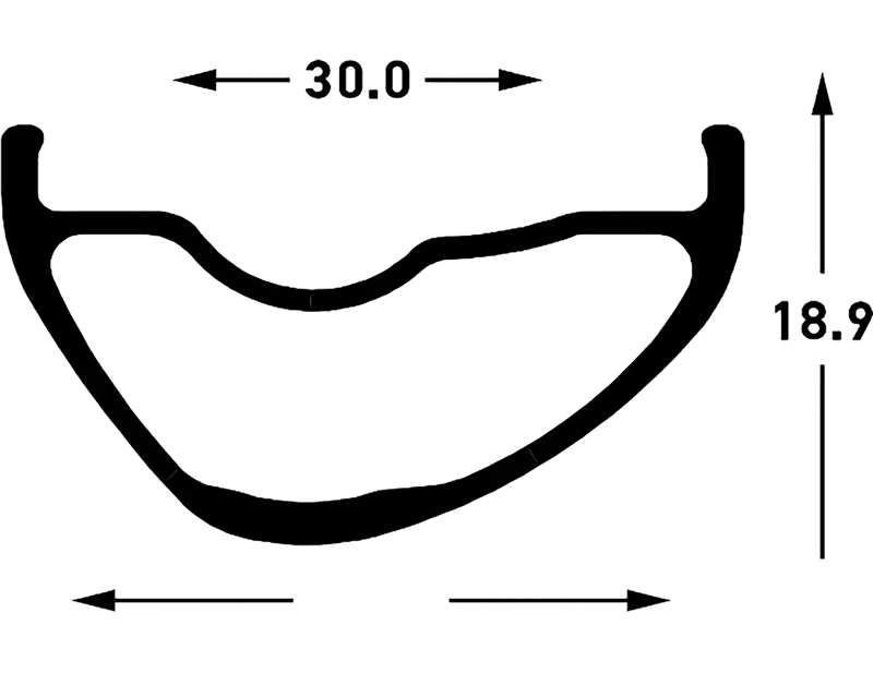 Stans Flow MK4 Rim 27.5in in Black-3