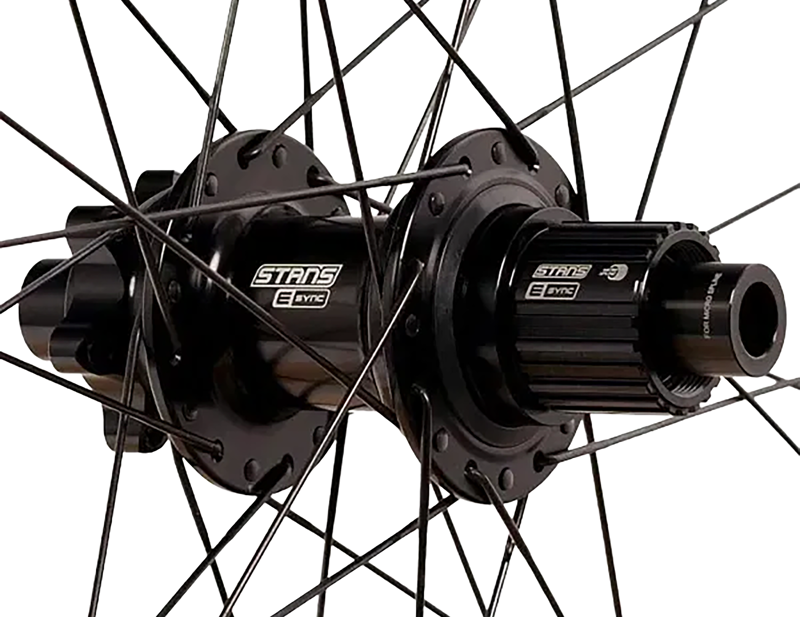 Stans Crest S2 29 Inch Micro Spline Rear Wheel in Black-3