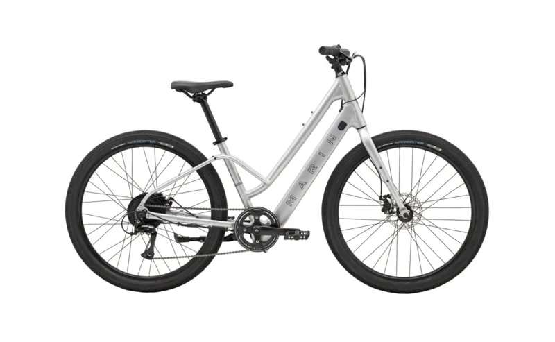 Marin Stinson E ST Electric Hybrid Bike 2026 in Silver