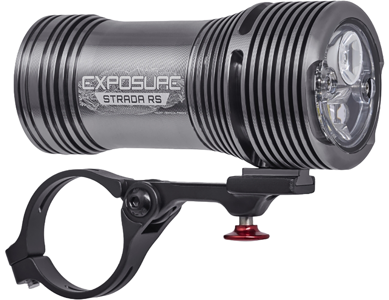 Exposure Strada Mk13 Road Sport USB-C Front Light in Gunmetal Grey-1