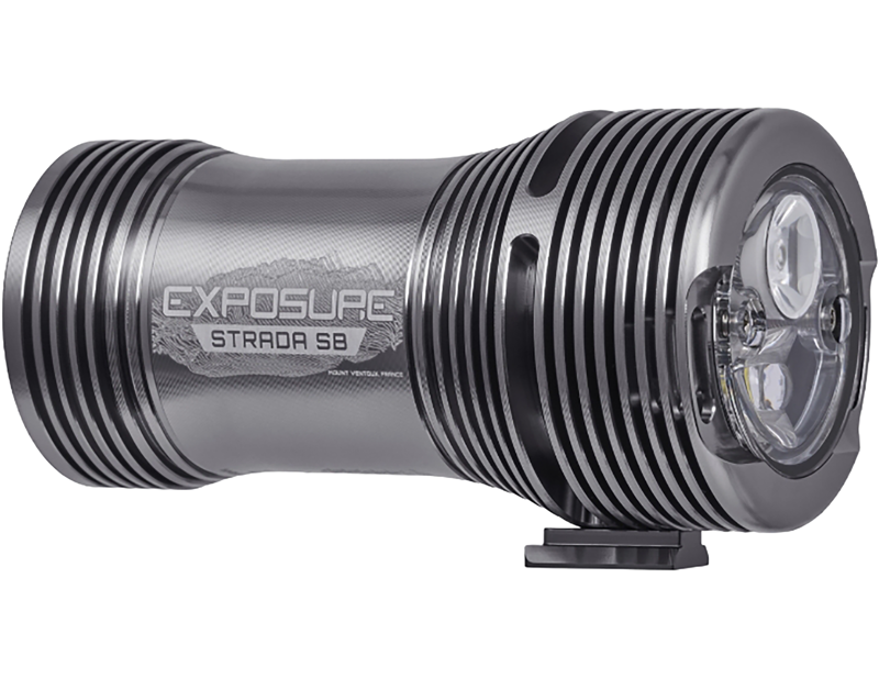 Exposure Strada Mk13 Super Bright USB-C Front Light in Gunmetal Grey-1