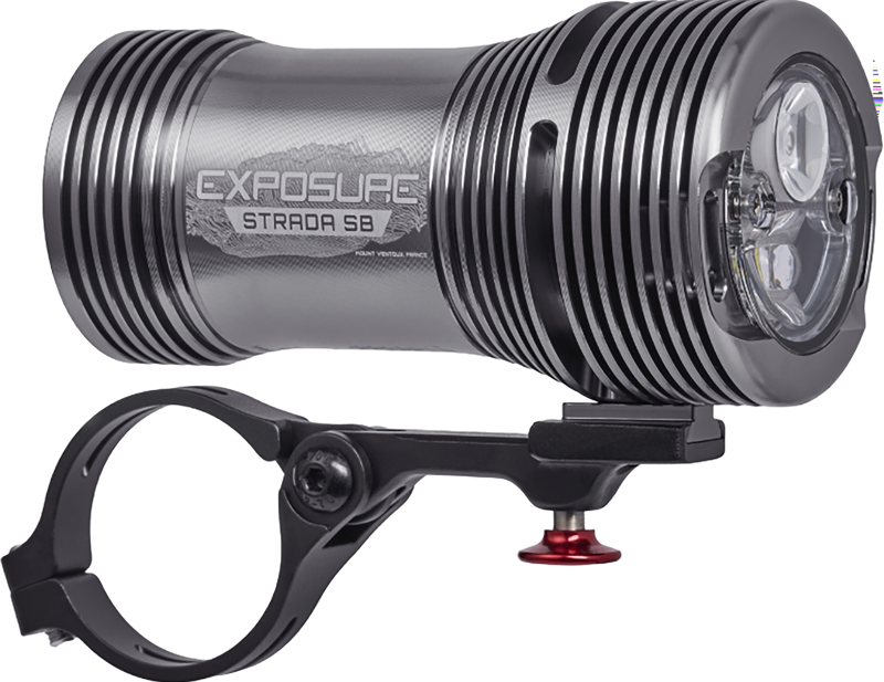 Exposure Strada Mk13 Super Bright USB-C Front Light in Gunmetal Grey-2