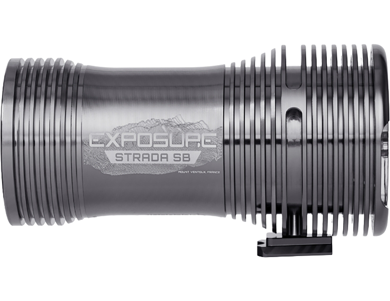 Exposure Strada Mk13 Super Bright USB-C Front Light in Gunmetal Grey-3