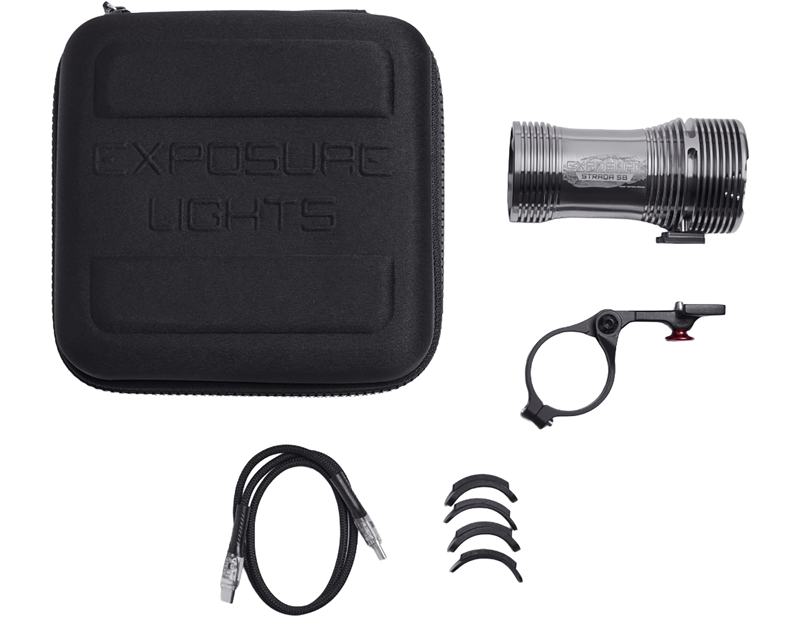 Exposure Strada Mk13 Super Bright USB-C Front Light in Gunmetal Grey-4