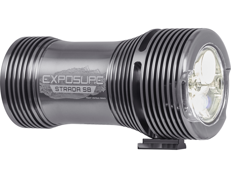 Exposure Strada Mk13 Super Bright USB-C Front Light in Gunmetal Grey
