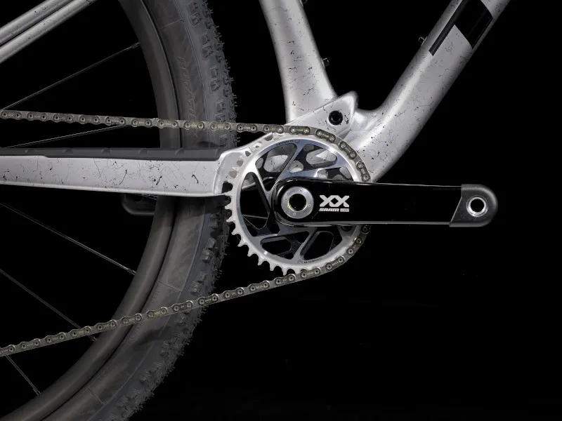 Trek Supercaliber SLR 9.9 XX AXS Full Suspension Mountain Bike 2024 in Argent Drizzle-5