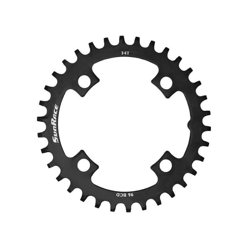 Balfes Bikes Sunrace MS00 Steel Narrow-Wide Chainring 36T in Black | Free postage over £30, £10 off first order, price match & 0% finance.